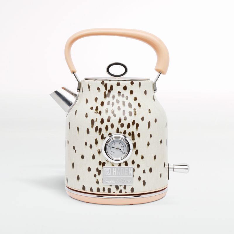 HADEN Poodle & Blonde Electric Tea Kettle + Reviews Crate & Barrel