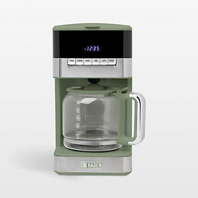 View HADEN Quintessential Brew Cedar Green 12-Cup Coffee Maker details