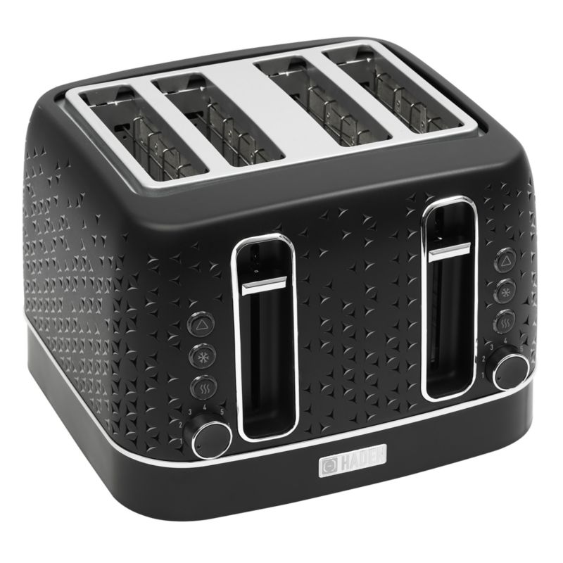 HADEN Starbeck Black 4-Slice Toaster - image 4 of 4