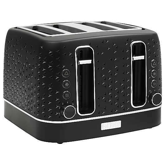 HADEN Starbeck Black 4-Slice Toaster