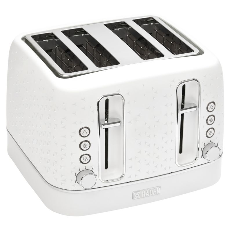 HADEN Starbeck White 4-Slice Toaster - image 1 of 4