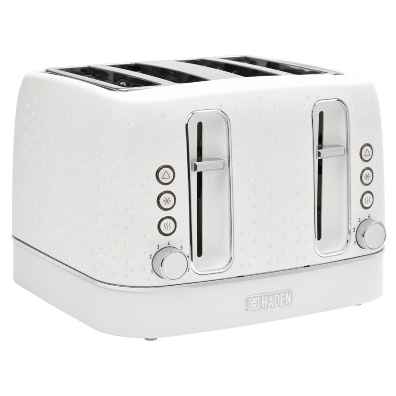 HADEN Starbeck White 4-Slice Toaster - image 4 of 4