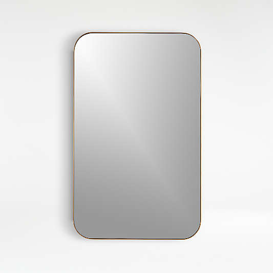 Gold Wall Mirrors Wall Arch Mirrors with Gold Frames Crate & Barrel