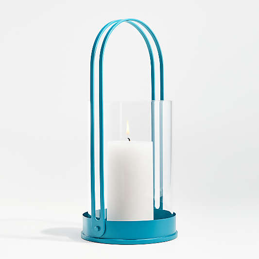 Haeden Teal Lantern