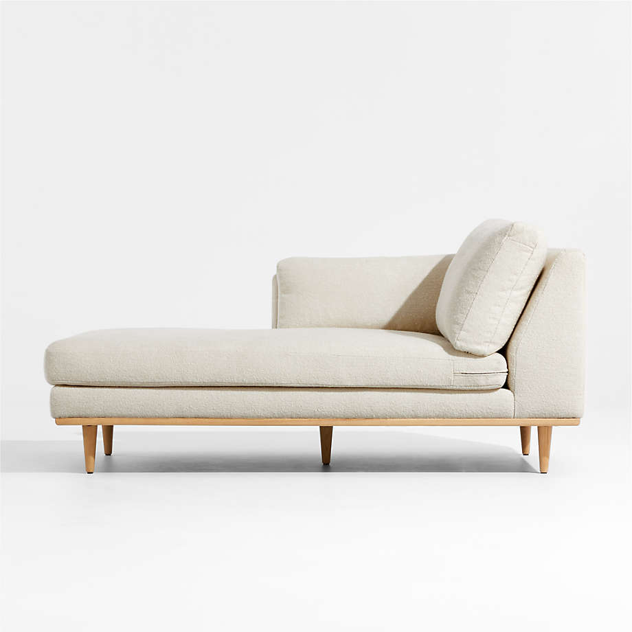 Hague MidCentury LeftArm Chaise Crate & Barrel