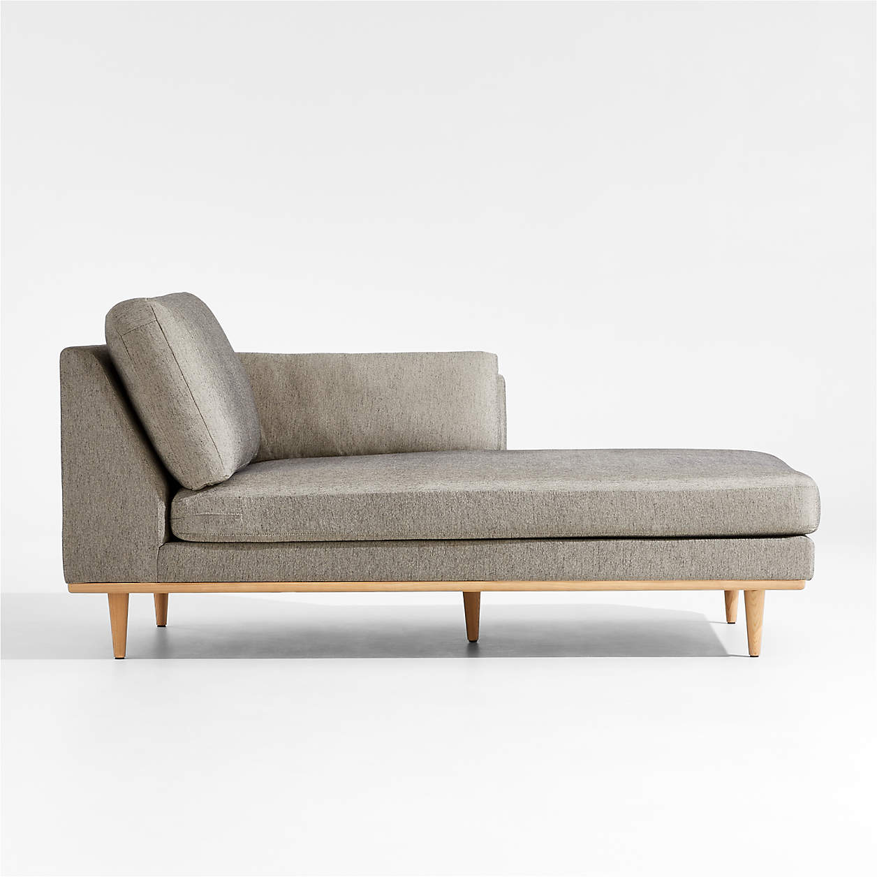 Hague MidCentury RightArm Chaise Lounge Crate & Barrel
