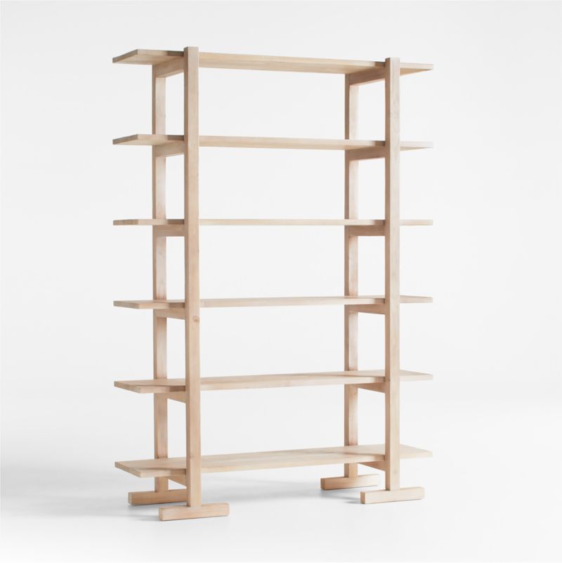 Haldeman Pine Wood Open Bookcase by Leanne Ford - image 6 of 9