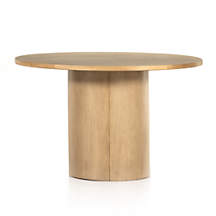 Hale 48" Round Wood Dining Table | Crate & Barrel