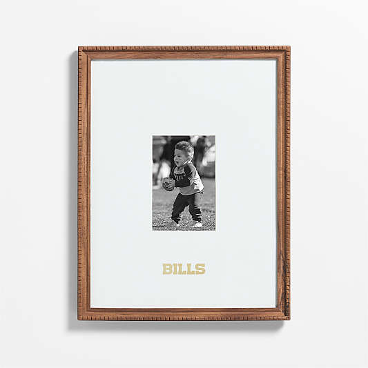 NFL Buffalo Bills Halifax Acacia Wood 4x6 Picture Frame