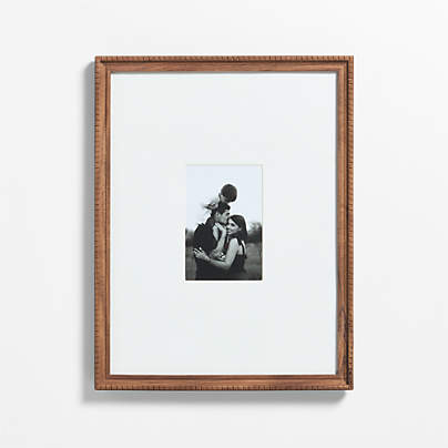 Halifax Acacia Wood 4x6 Picture Frame with Interchangeable Mats