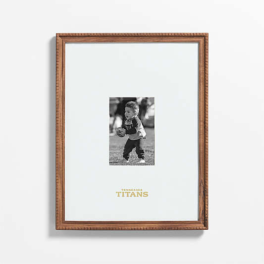 NFL Tennessee Titans Halifax Acacia Wood 4x6 Picture Frame