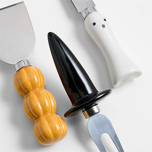 Halloween Cheese Knives, Set of 3