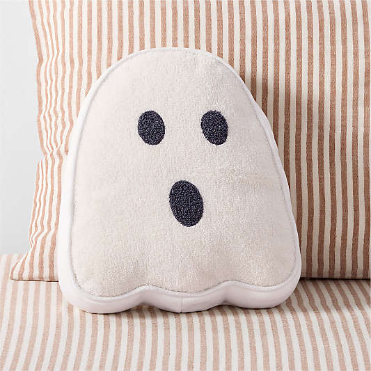 Halloween Ghost Shaped Kids Throw Pillow