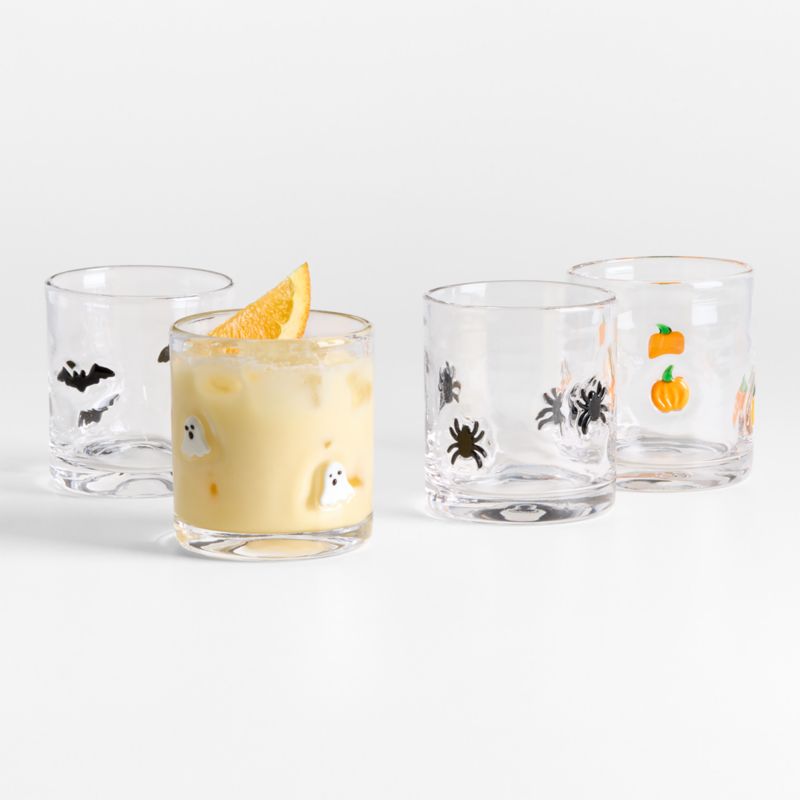 Halloween Ghost 14-oz. Double Old-fashioned Glass + Reviews 