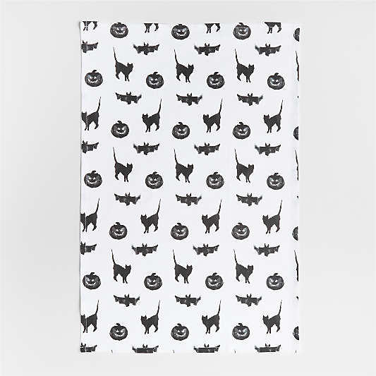 Halloween Microprint Organic Cotton Kitchen Towel