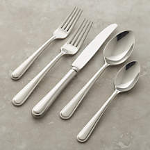 Halsted Mirror 20-Piece Flatware Set + Reviews | Crate & Barrel