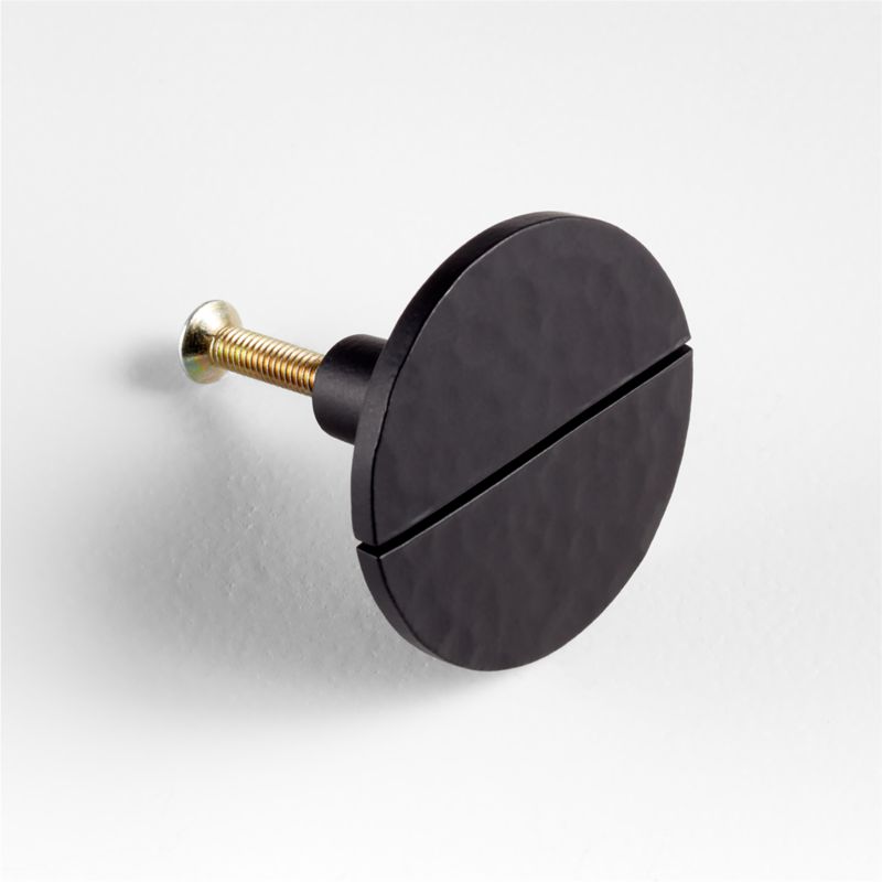 Hammered Brushed Nickel Knob