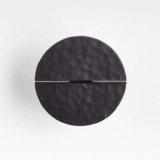 Hammered Brushed Black Knob