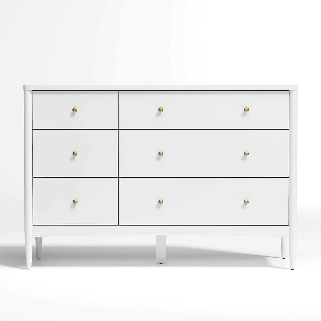 Kids Hampshire White 6-Drawer Dresser