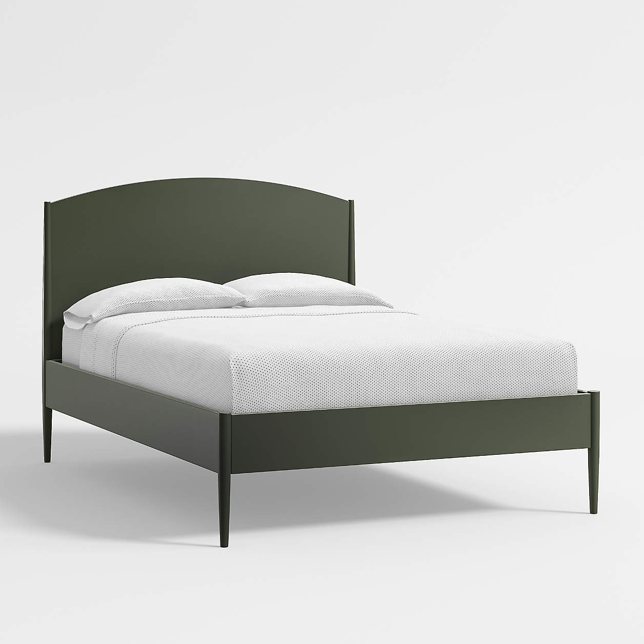 Hampshire Olive Green Wood Arched Kids Full Bed Frame Crate & Kids Canada