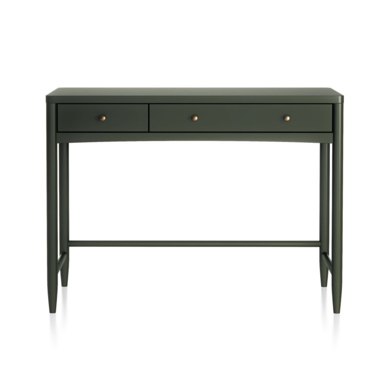 Hampshire Olive Green Wood 2-Drawer Kids Desk - image 2 of 8