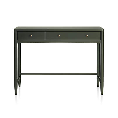 Hampshire 42" Olive Green Wood 2-Drawer Kids Desk