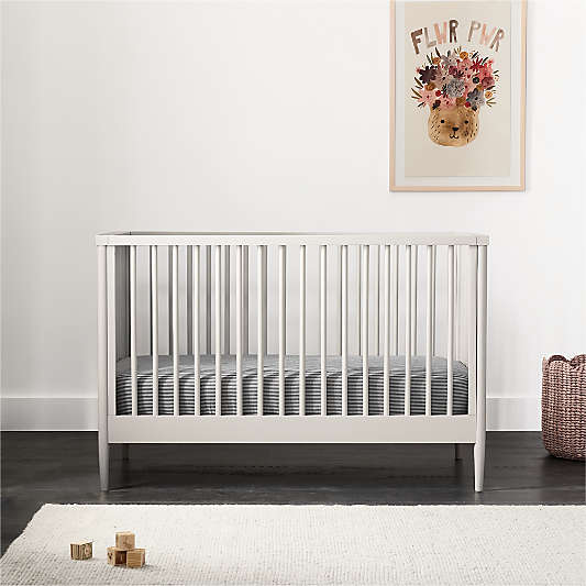 Hampshire Grey Wood Convertible Crib