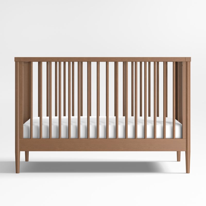 Hampshire Natural Brown Wood Convertible Baby Crib - image 8 of 11