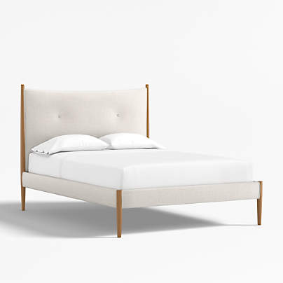 Hampshire Natural Upholstered Kids Full Bed