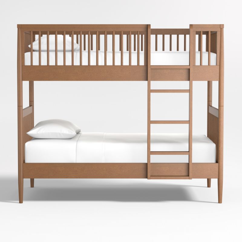 Hampshire Natural Brown Wood Kids Twin Bunk Bed - image 4 of 6