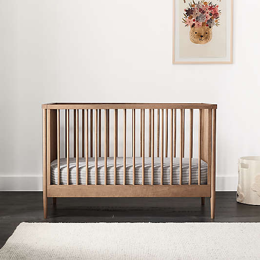 Hampshire Brown Wood Convertible Crib