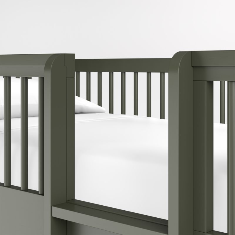 Hampshire Olive Green Wood Kids Twin Bunk Bed - image 4 of 5