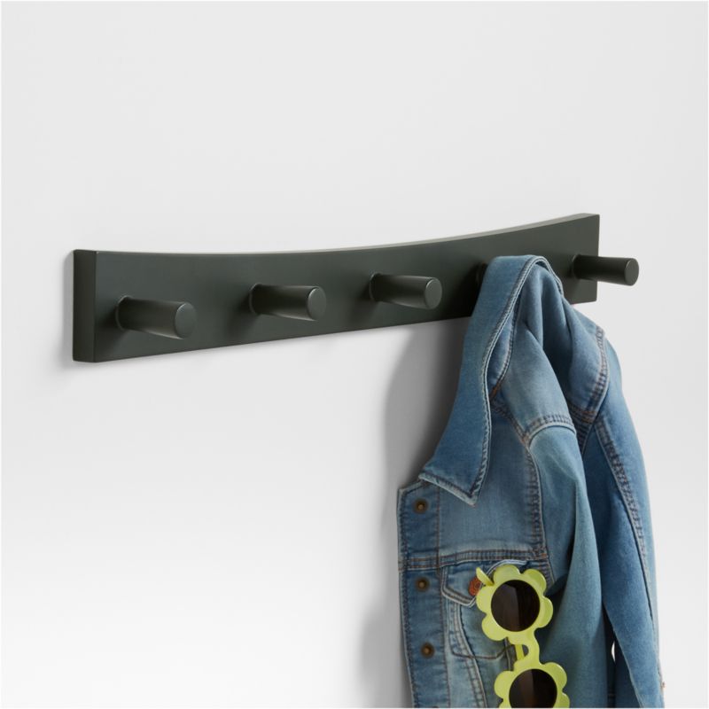 Hampshire Kids Olive Green Wall Hooks + Reviews