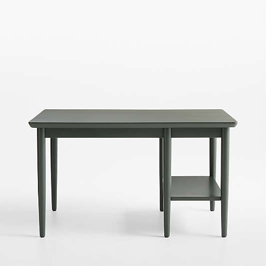Hampshire Olive Green Wood Kids Play Table with Storage