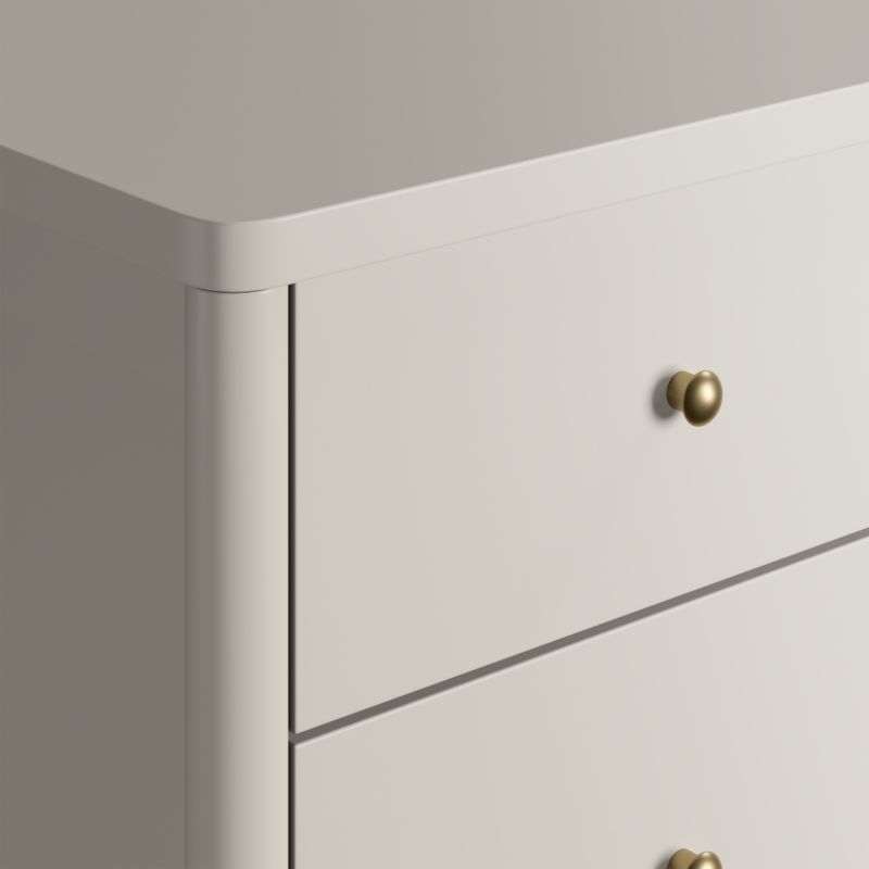 Hampshire Cozy Grey Wood 4-Drawer Kids Dresser - image 6 of 7