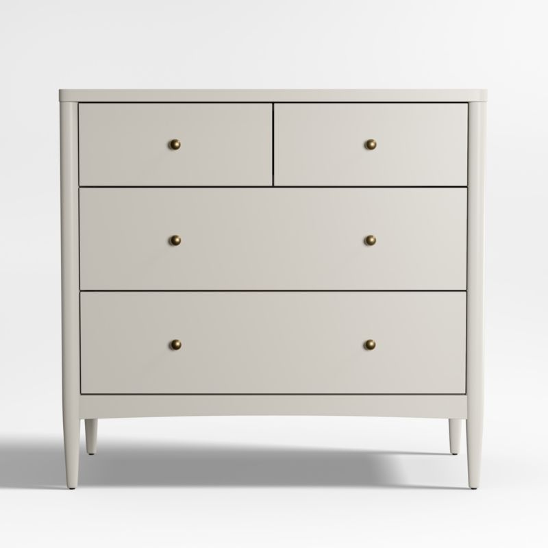 Hampshire Cozy Grey Wood 4-Drawer Kids Dresser - image 0 of 7