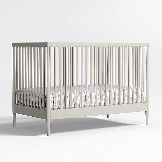 Gray White Natural Wood Baby Nursery Crate Kids