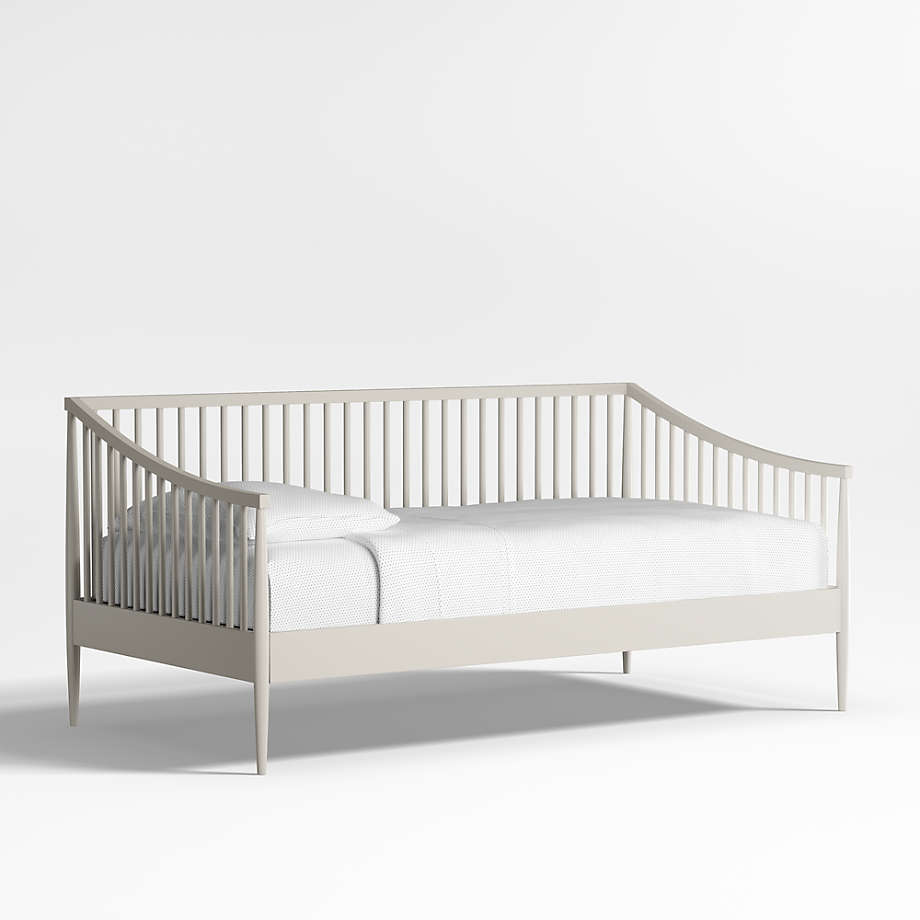 Hampshire Cozy Grey Spindle Wood Kids Daybed