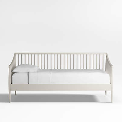 Hampshire Cozy Grey Spindle Wood Kids Daybed