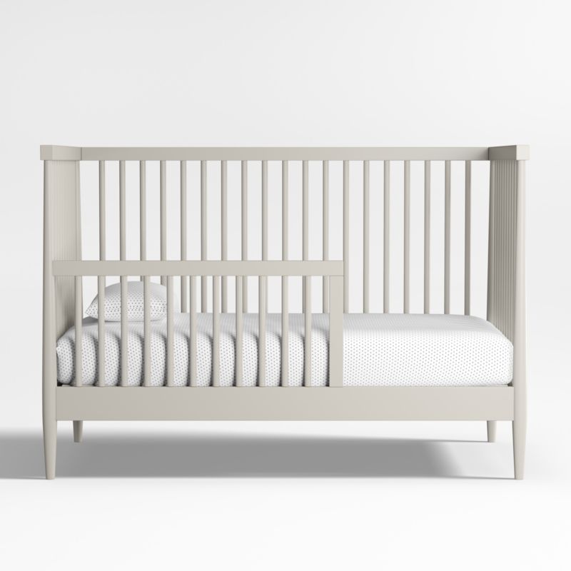 Hampshire Cozy Grey Wood Convertible Baby Crib - image 8 of 13