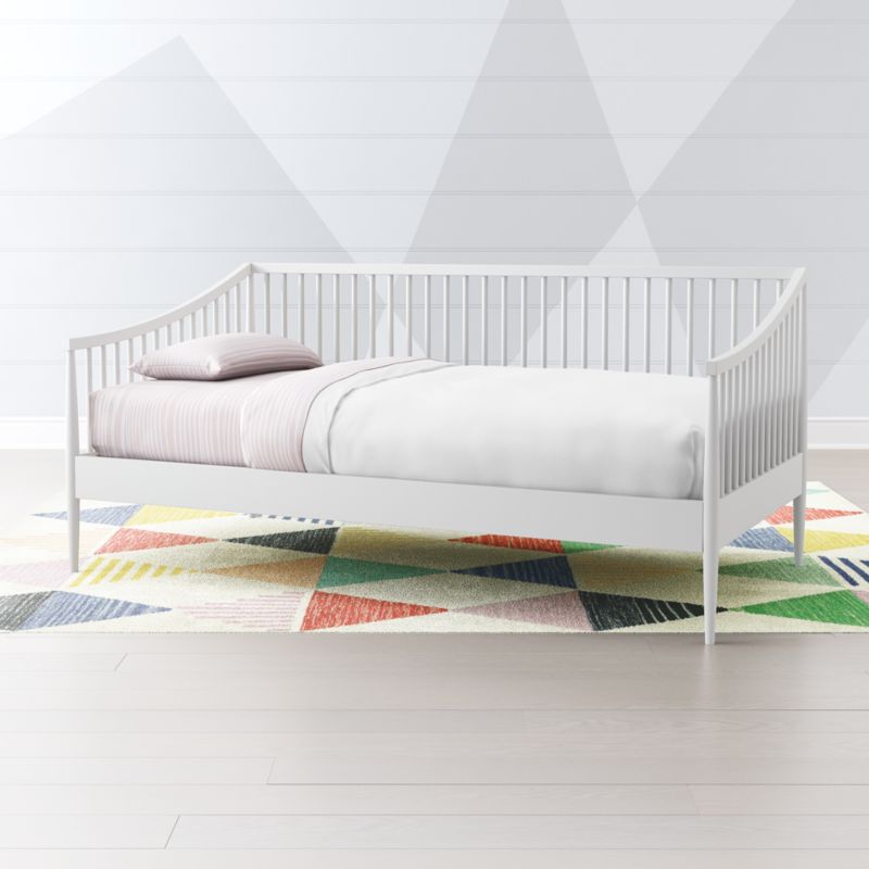 Hampshire Spindle White Wood Kids Daybed - image 9 of 14