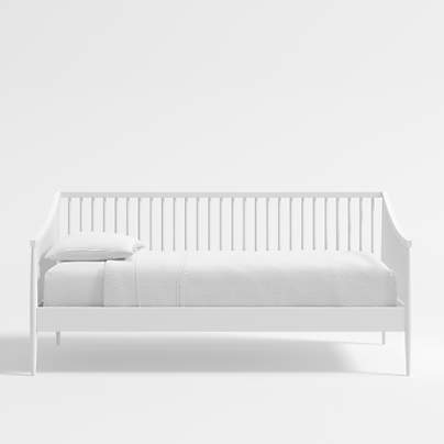 Hampshire Spindle White Wood Kids Daybed