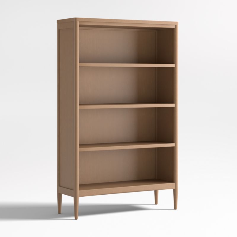 Hampshire Tall Natural Brown Wood 4-Shelf Kids Bookcase - image 2 of 5