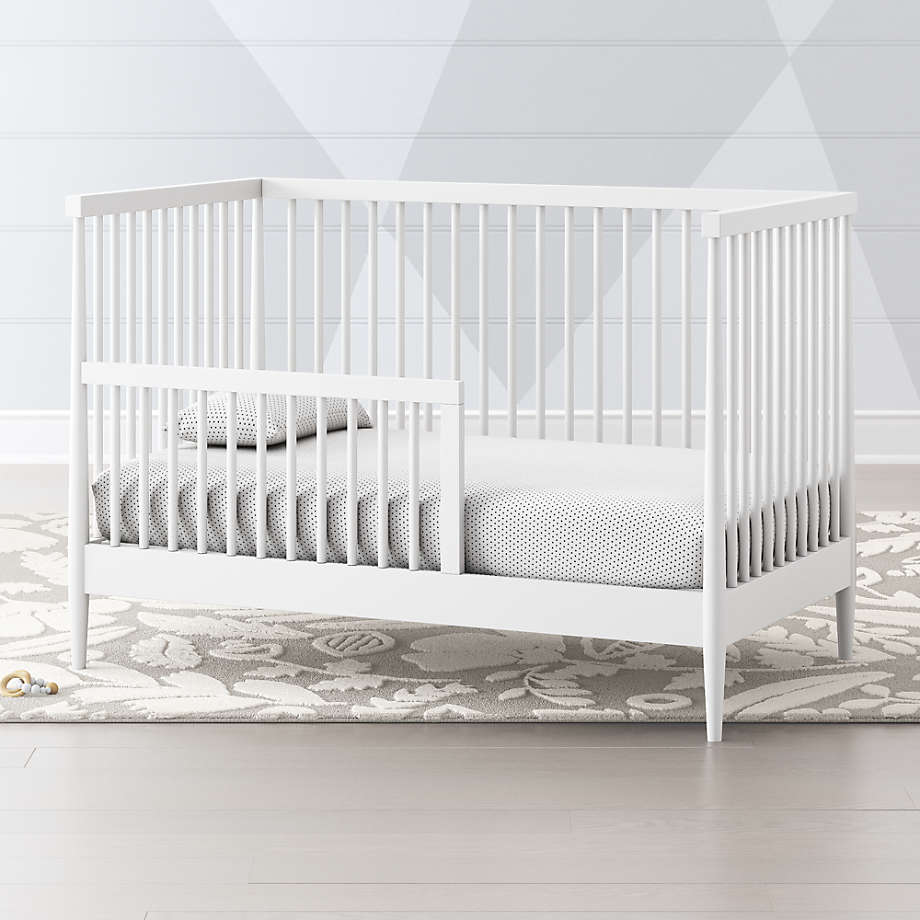 Hampshire White Toddler Rail + Reviews Crate & Kids
