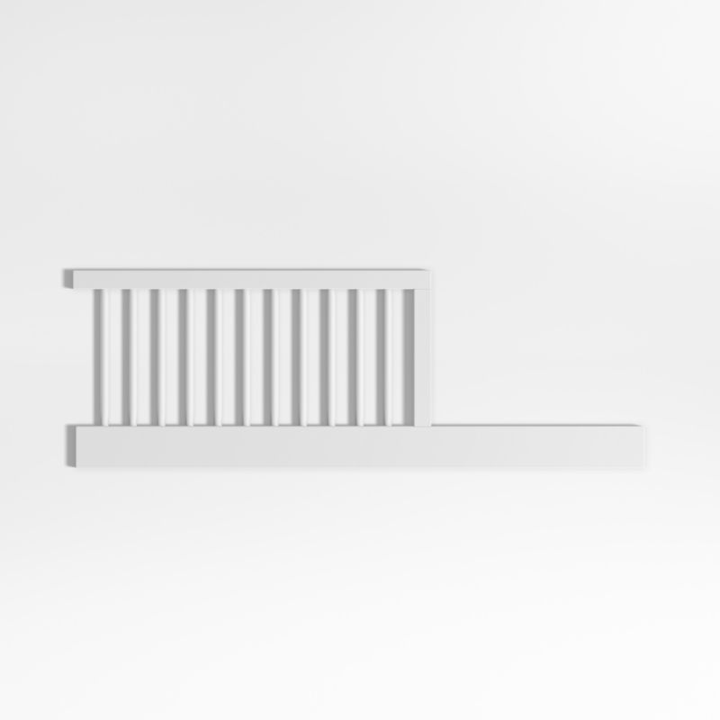 Hampshire White Wood Toddler Bed Rail - image 0 of 11