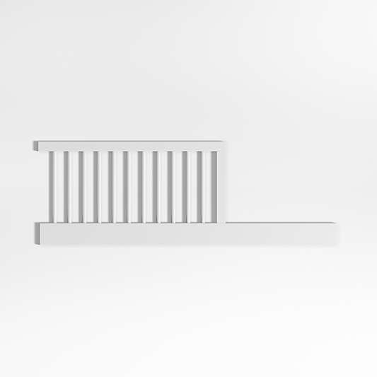 Hampshire White Wood Toddler Bed Rail