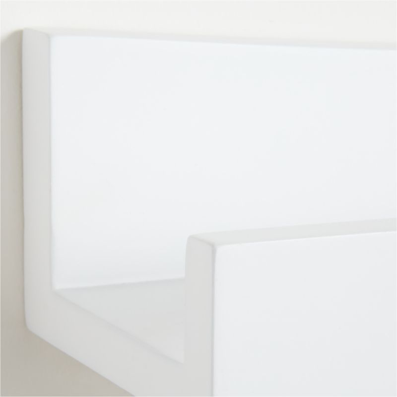 Hampshire White Wood Kids Book Ledge Shelf