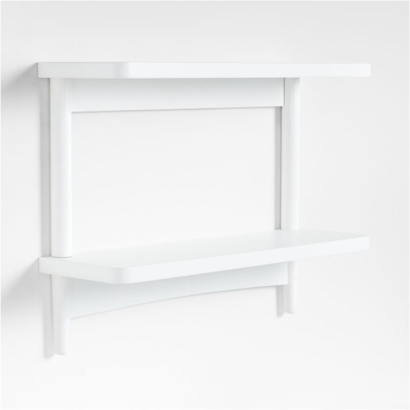 Hampshire Kids White 2-Tier Wall Shelf + Reviews