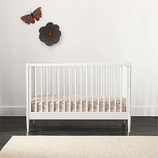 Hampshire White Wood Convertible Crib