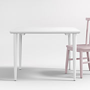 Classic Laurel Green Wood Square Kids Play Table